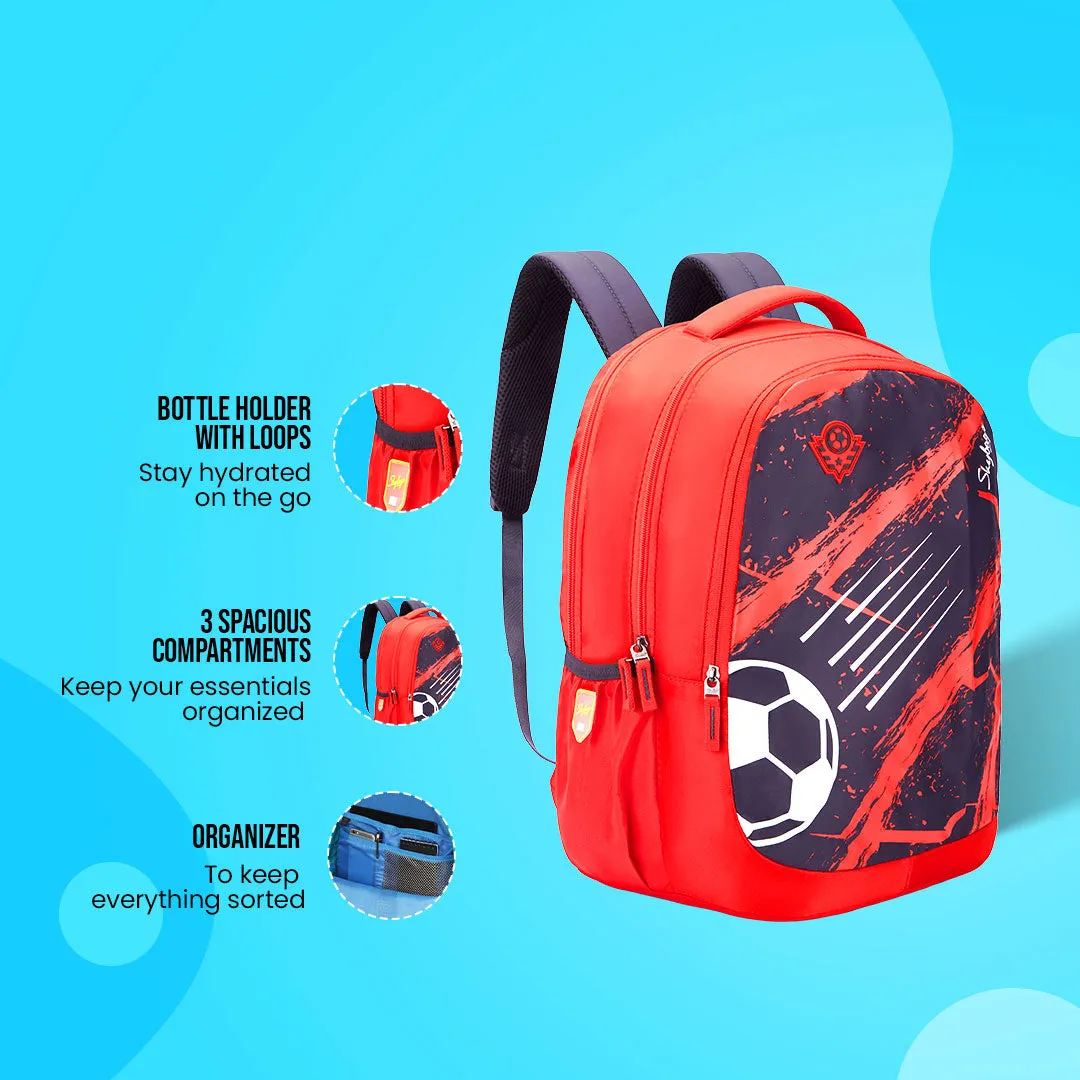 Skybags New Neon 23-01 School BP (H) Red