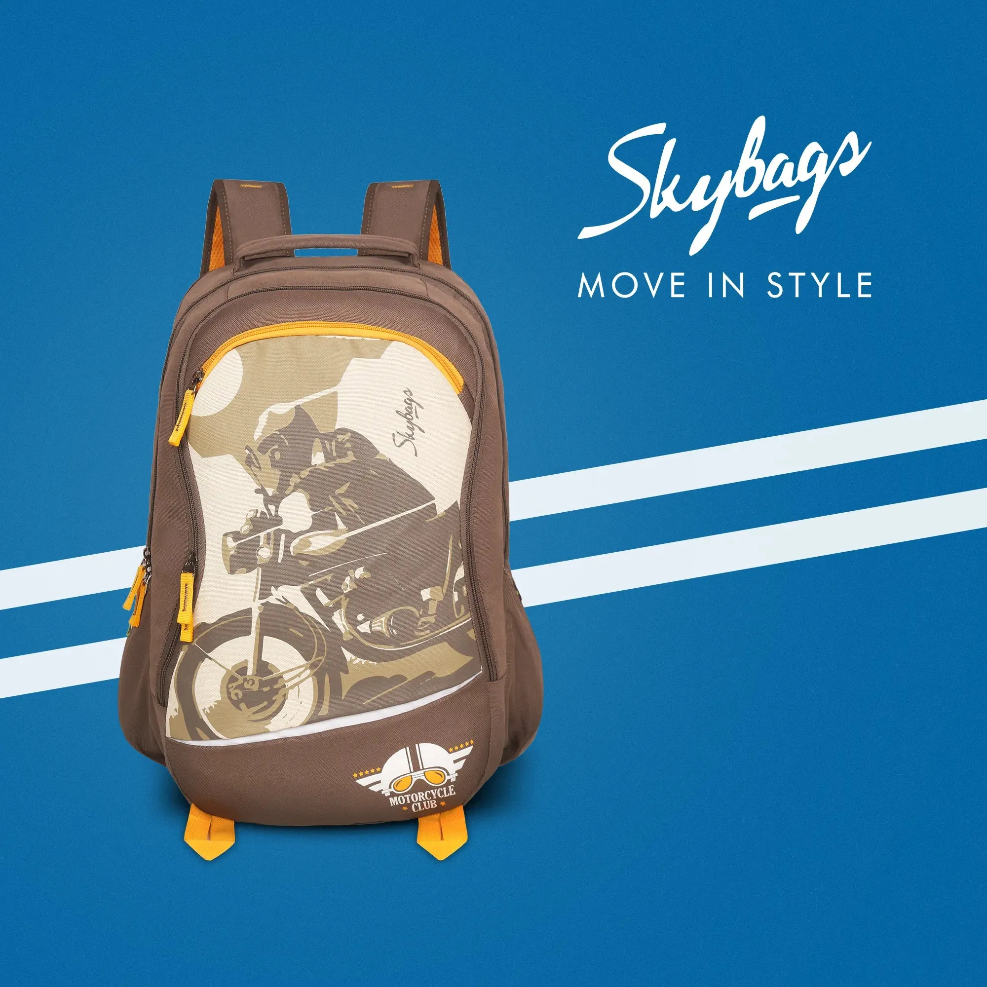 Skybags Offroader Pro  Laptop Backpack  Navy Blue