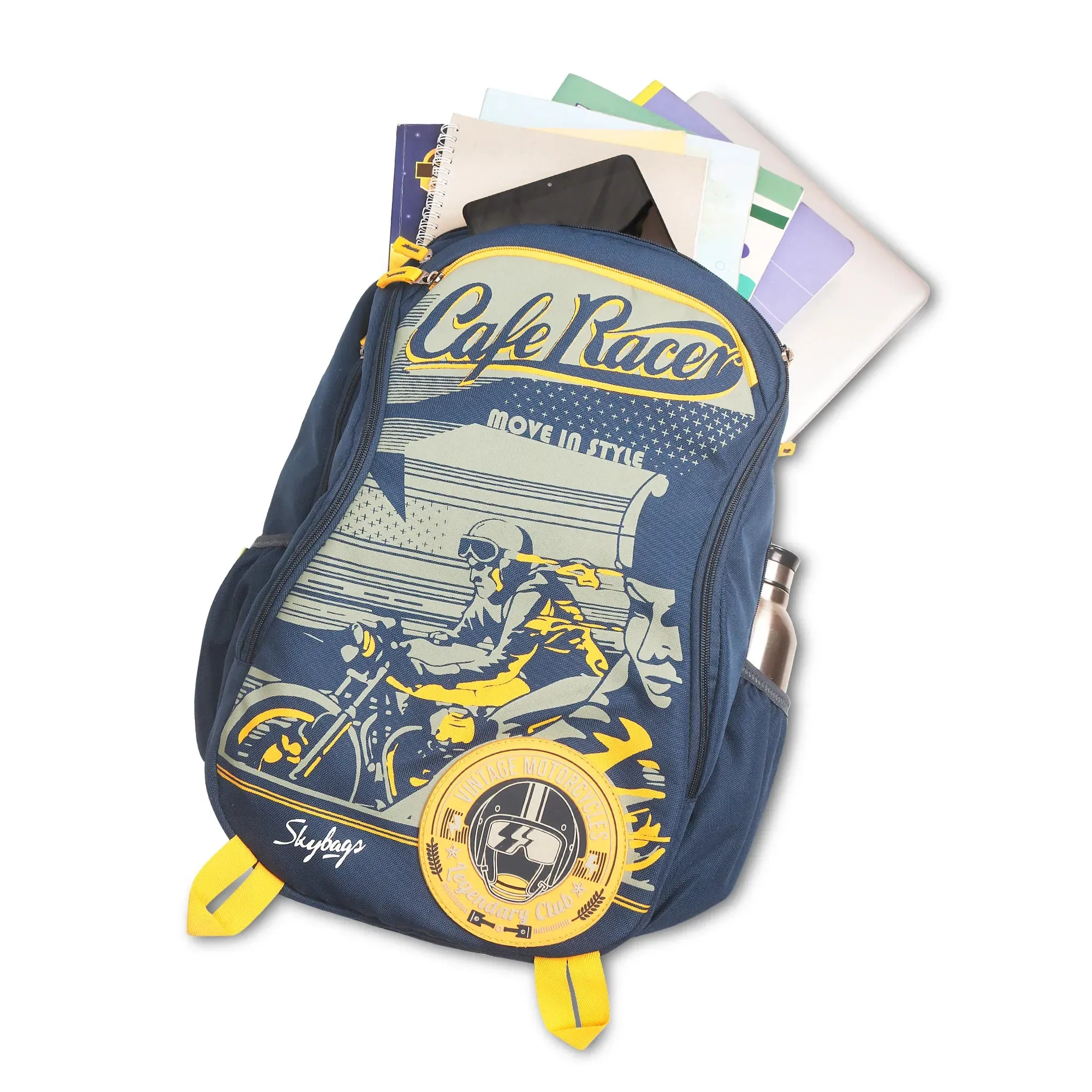 Skybags Offroader Pro  Laptop Backpack  Navy Blue