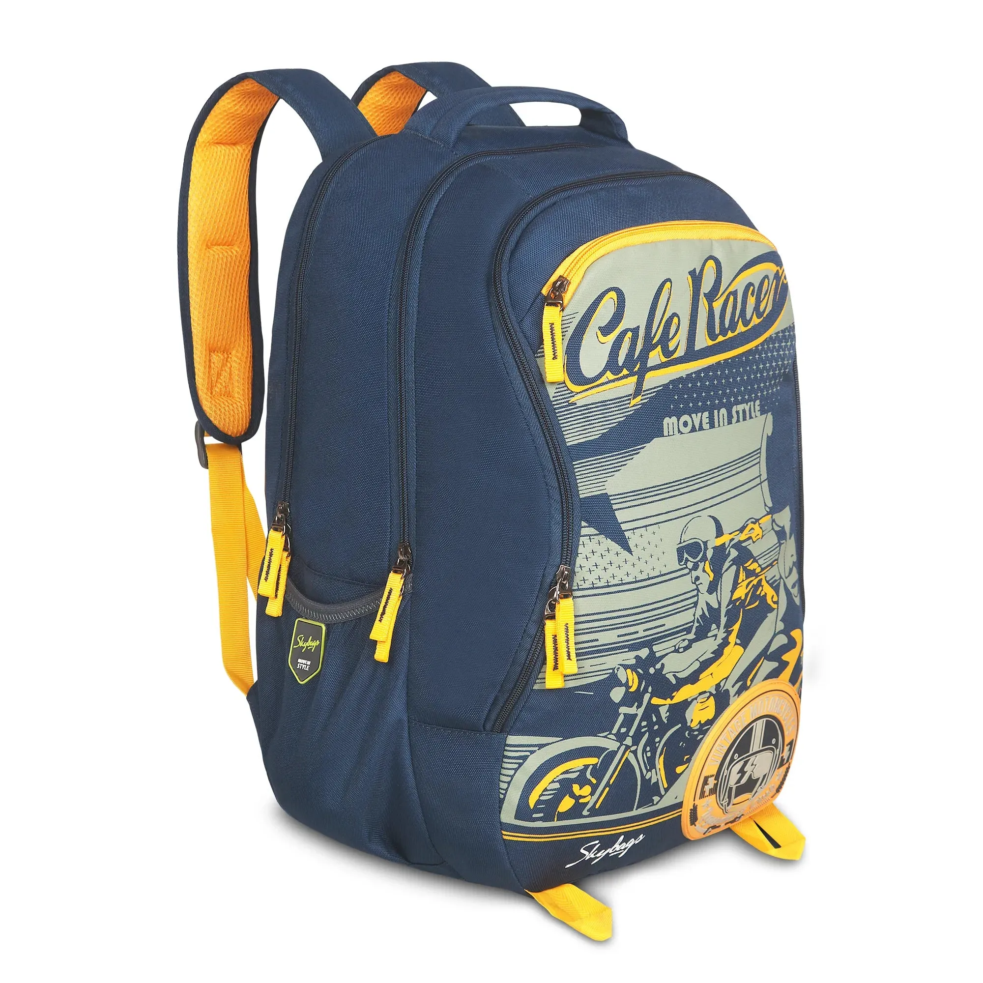 Skybags Offroader Pro  Laptop Backpack  Navy Blue