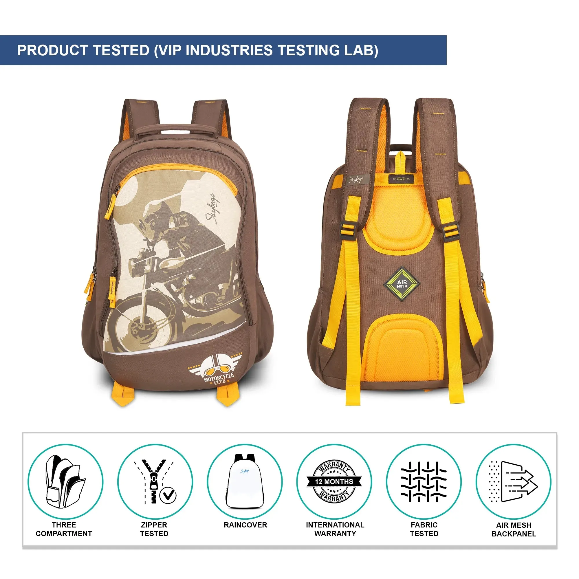 Skybags Offroader Pro  Laptop Backpack  Navy Blue