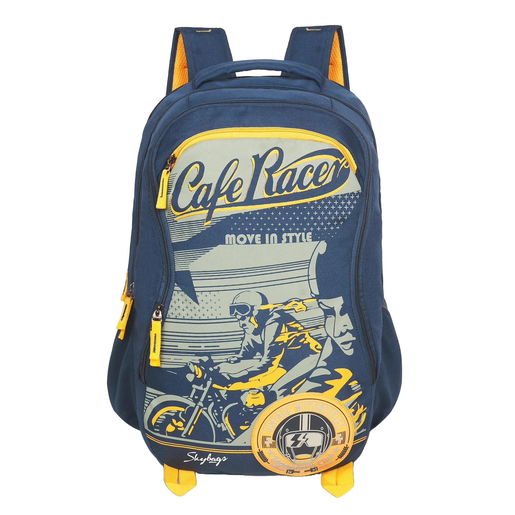 Skybags Offroader Pro  Laptop Backpack  Navy Blue