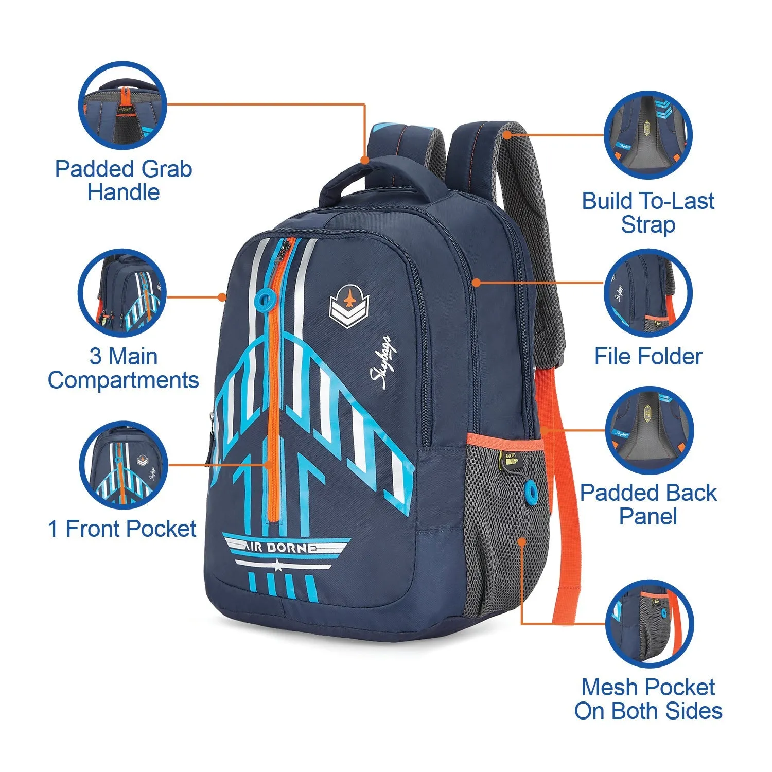 Skybags Riddle 2  School Bp
