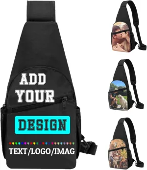 Sling Bag Custom Bag Personalized Shoulder Daypacks Crossbody Bags Leisure Sports Outdoor