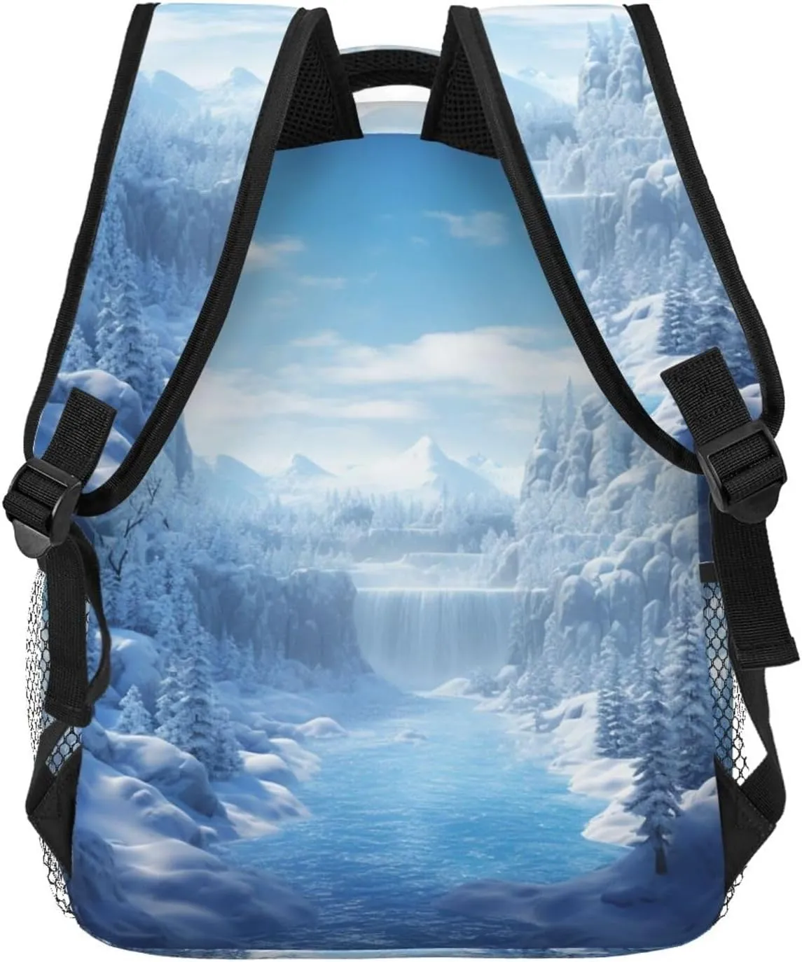 Snow Ice World Backpack for Men Women Casual Daypack Laptop Backpack Computer Bag Travel Laptop Bag