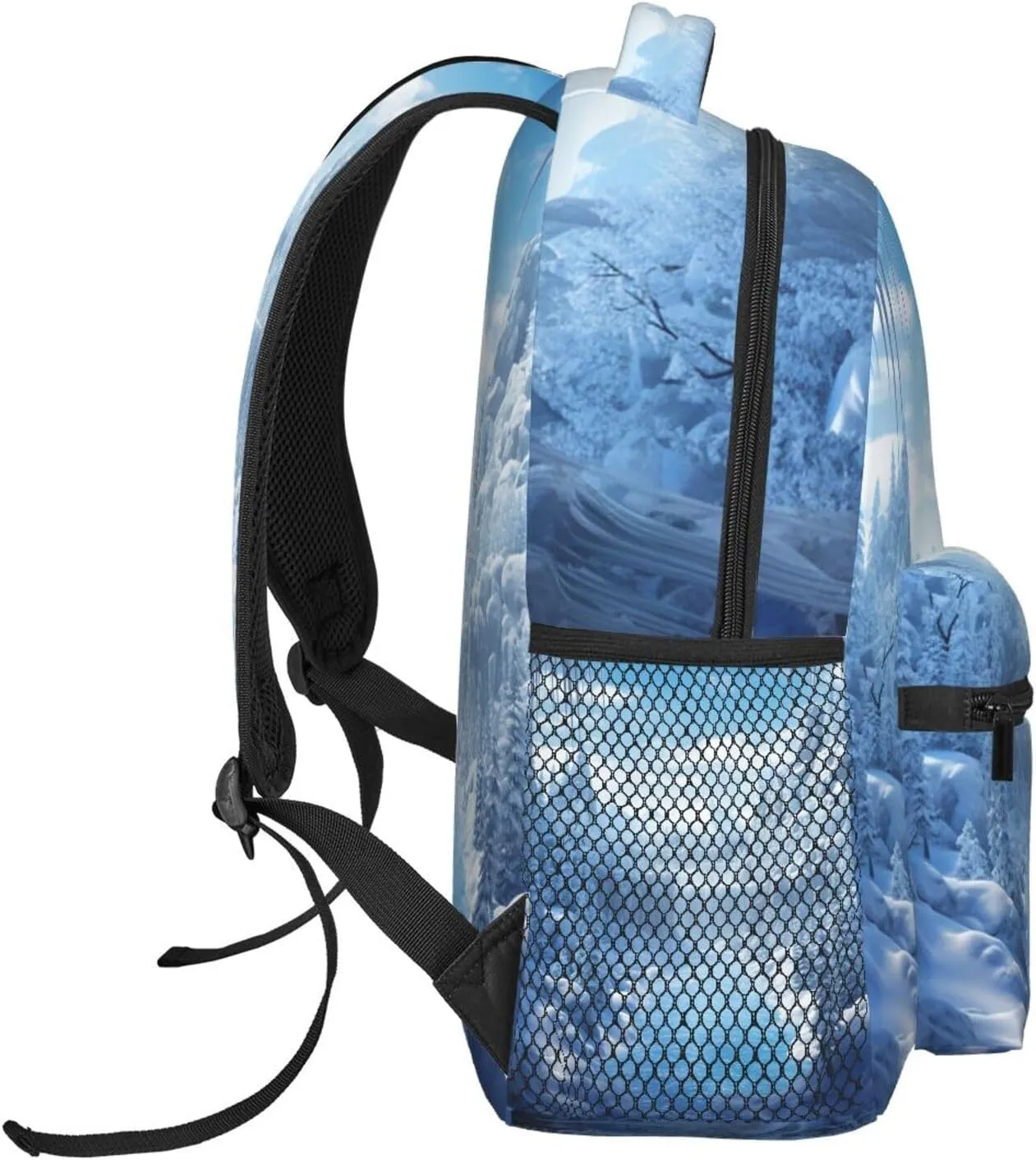 Snow Ice World Backpack for Men Women Casual Daypack Laptop Backpack Computer Bag Travel Laptop Bag