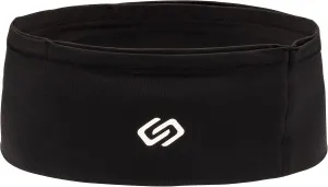 Sporteer VersaMax Running Belt, Travel Belt, Workout Waist Pack - Large Security Pockets Fit All Smartphones, Money, Passport, and Other Valuable Items (Black, Medium)