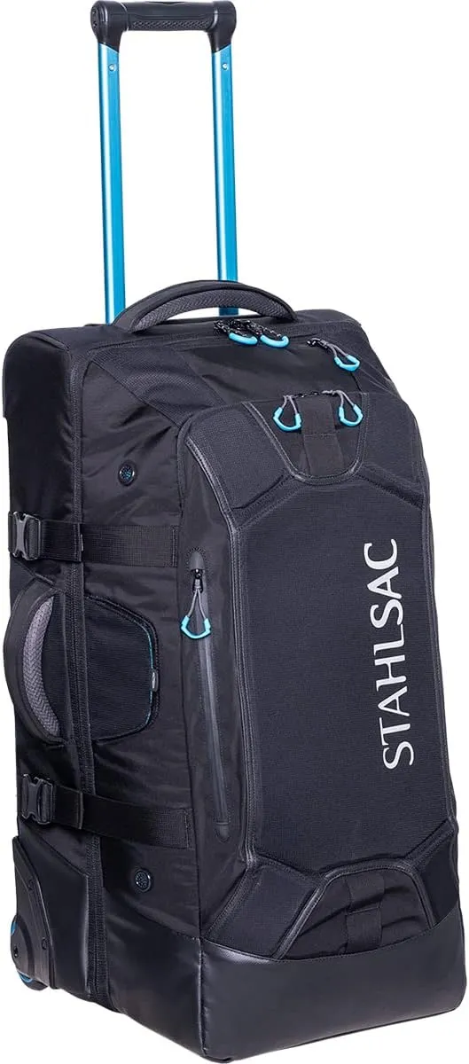 Stahlsac Steel Wheeled Bag: Durable dive bag for travel, wet & dry compartments, 27"