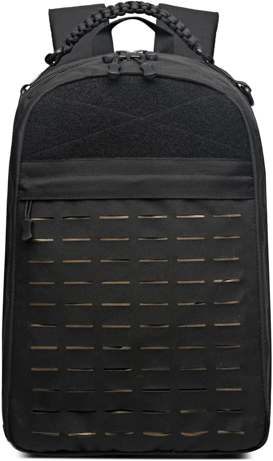 Tactical Assault Backpack，Heavy duty zipper，Travel Laptop Backpacks，Hiking Backpack military backpack, Rucksack. (Black)