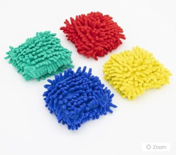 Tactile Shaggy Bean Bags - nice to touch for self-regulation
