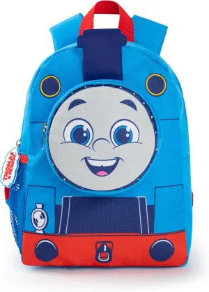 THOMAS & FRIENDS Boys Backpack | Blue & Red Backpack with Adjustable Straps | 3D Train Practical Luggage Sports School Bag