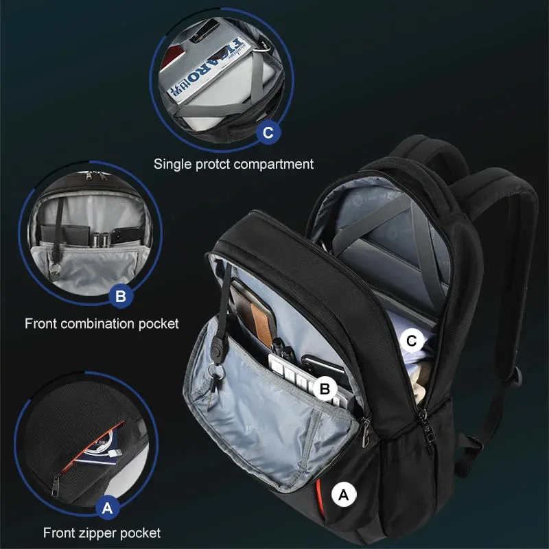 Tigernu New Multifunction Anti theft Men Backpack Bag USB Charging Travel Backpacks Male Laptop Backpack Bag  For Teens Rucksack