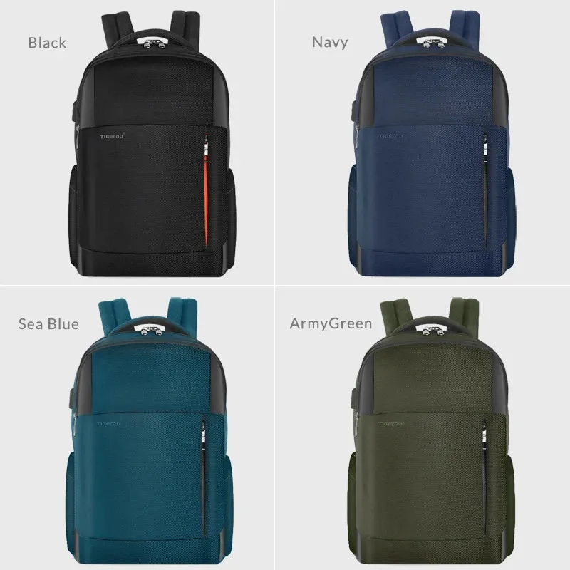 Tigernu New Multifunction Anti theft Men Backpack Bag USB Charging Travel Backpacks Male Laptop Backpack Bag  For Teens Rucksack