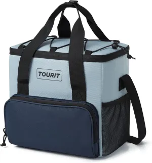 TOURIT Cooler Bag 24/35/46-Can Insulated Soft Cooler Portable Cooler Bag 14.6/24/32L Large Lunch Cooler for Picnic, Beach, Work, Trip