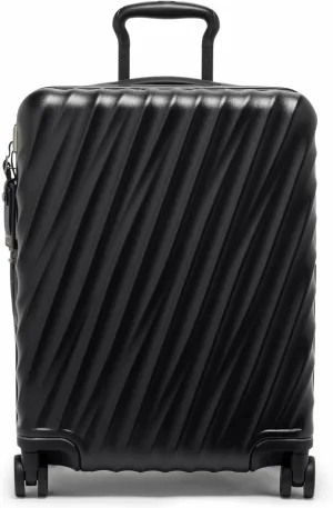 TUMI - 19 Degree Continental Expandable 4 Wheeled Carry-On - Carry-On Bag - Travel Accessories - 21.8" X 15.8" X 9.0" - Matte Black
