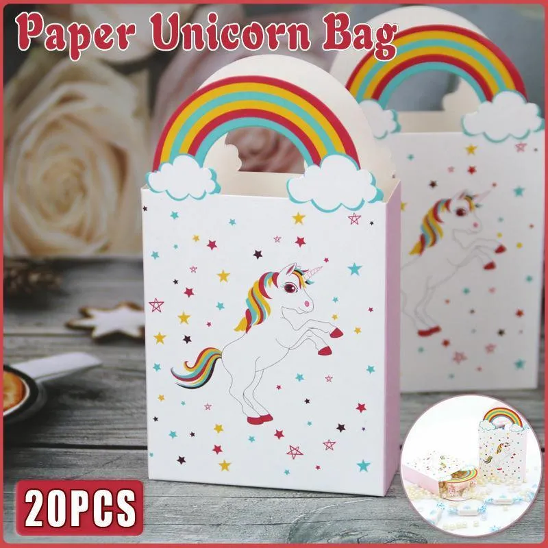 Unicorn Paper Bags 20PCS Paper Unicorn