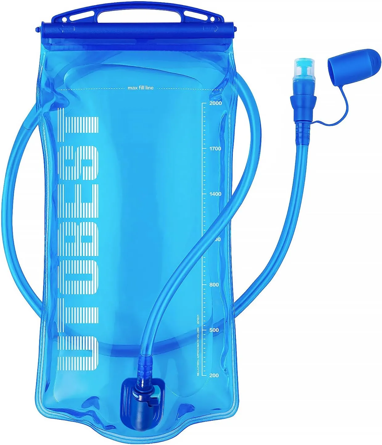 UTOBEST Water Bladder,Hydration Bladder 1L, 1.5L, 2L, 3L Water Bladder for Hiking Backpack, BPA Free, Leak Proof Water Reservoir for Running Cycling