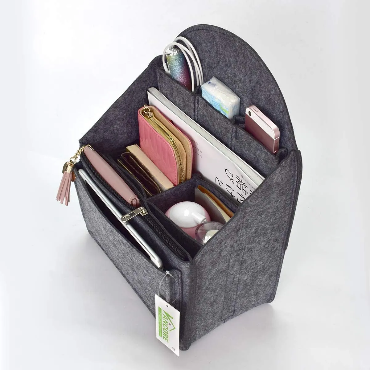 VANCORE Felt Backpack Organizer Insert for Rucksack Handbag Shoulder Bag