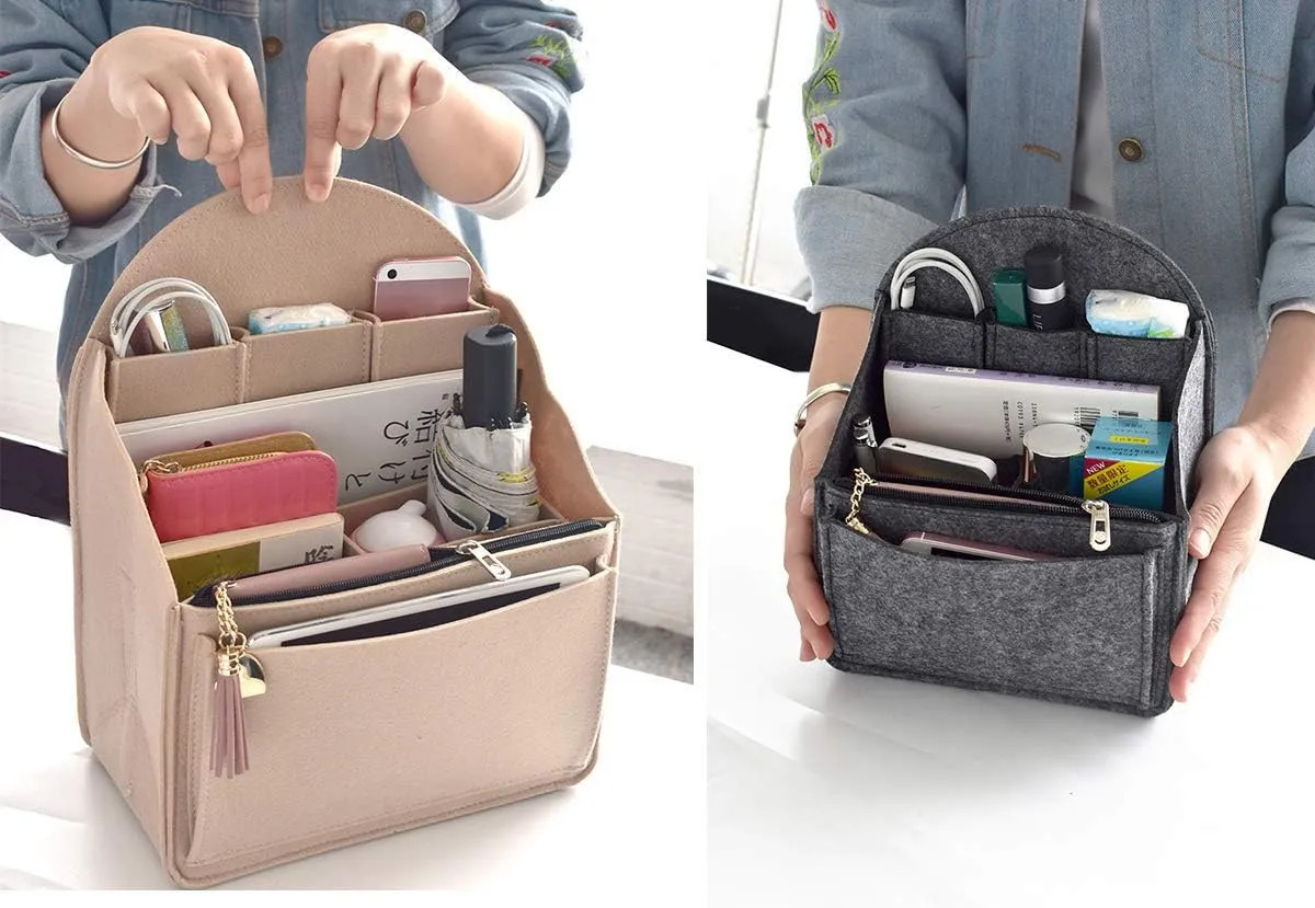VANCORE Felt Backpack Organizer Insert for Rucksack Handbag Shoulder Bag