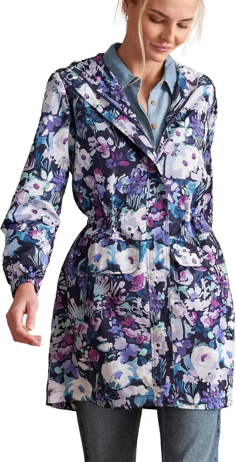 Vera Bradley Women's Packable Water Resistant Raincoat