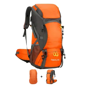 Waterproof 50L Travel Backpack with Rain Cover