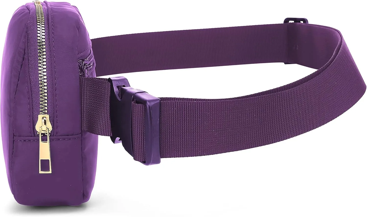 Waterproof Waist Pack, Mini Belt Bag for Women & Kids, Fanny Packs for Women Adjustable Strap Crossbody Pack, Purple
