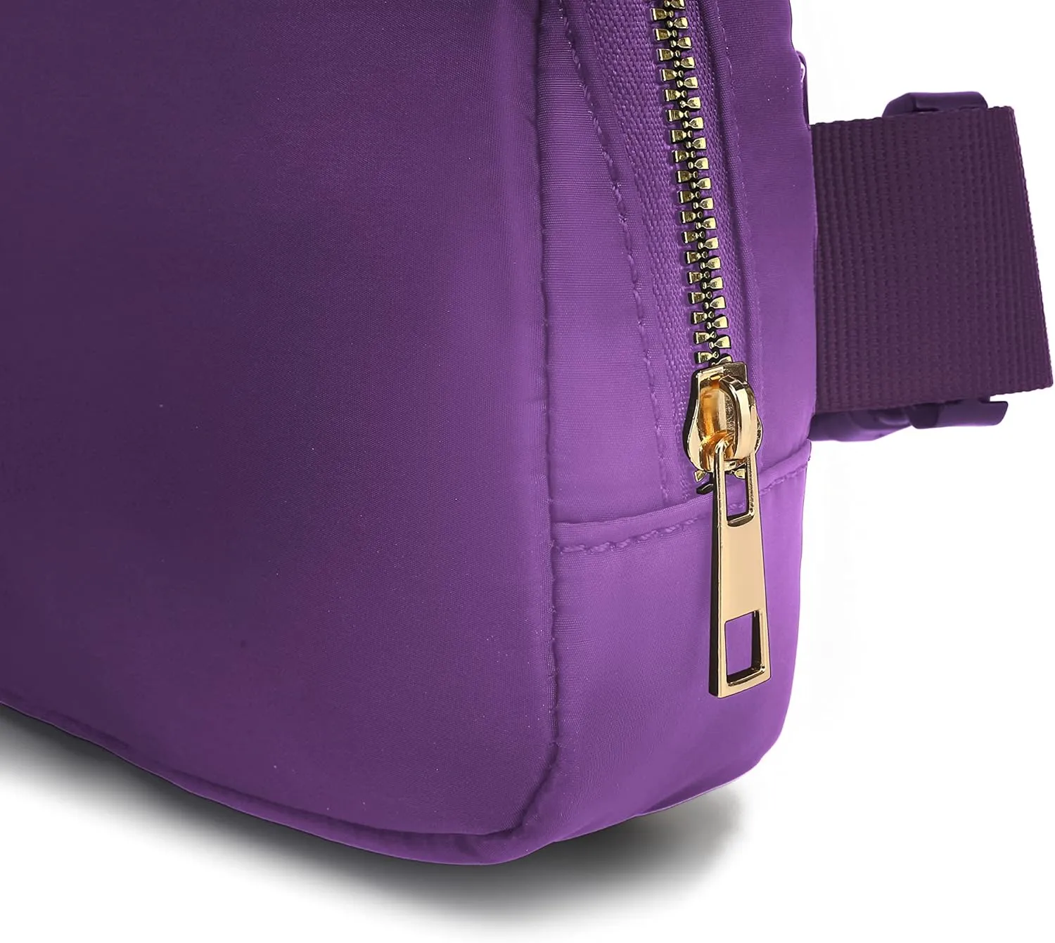 Waterproof Waist Pack, Mini Belt Bag for Women & Kids, Fanny Packs for Women Adjustable Strap Crossbody Pack, Purple