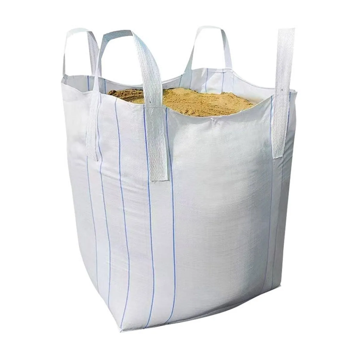 White Thickened Woven Sack Large Storage Bag