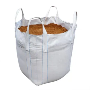 White Thickened Woven Sack Large Storage Bag