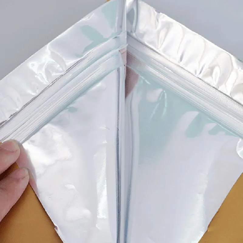Zip Lock Bags 100PCS White/Black/Kraft Stand Up Pouches