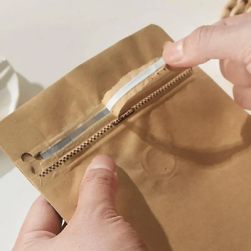 Zip Lock Bags 100PCS White/Black/Kraft Stand Up Pouches