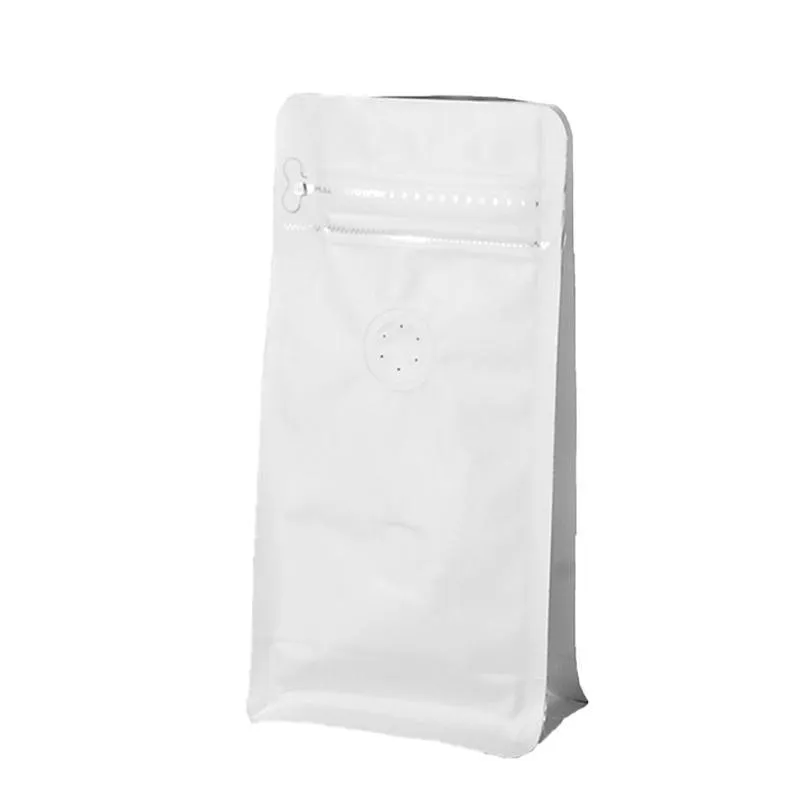 Zip Lock Bags 100PCS White/Black/Kraft Stand Up Pouches