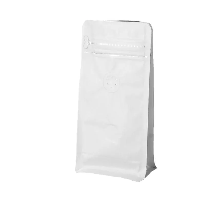 Zip Lock Bags 100PCS White/Black/Kraft Stand Up Pouches