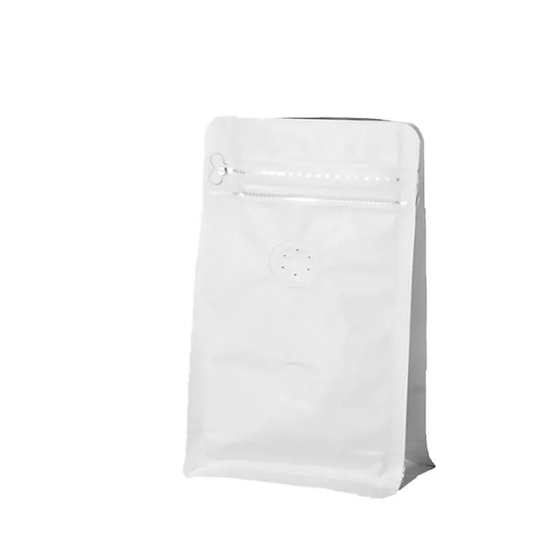 Zip Lock Bags 100PCS White/Black/Kraft Stand Up Pouches