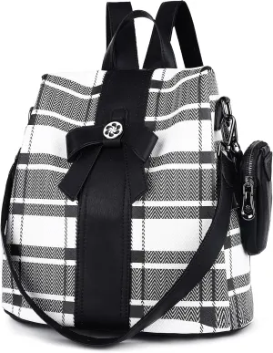 ZOCAI Backpack Purse for Women Fashion Backpack Purses PU Leather Daypacks Anti-Theft Shoulder Bag Satchel Purse